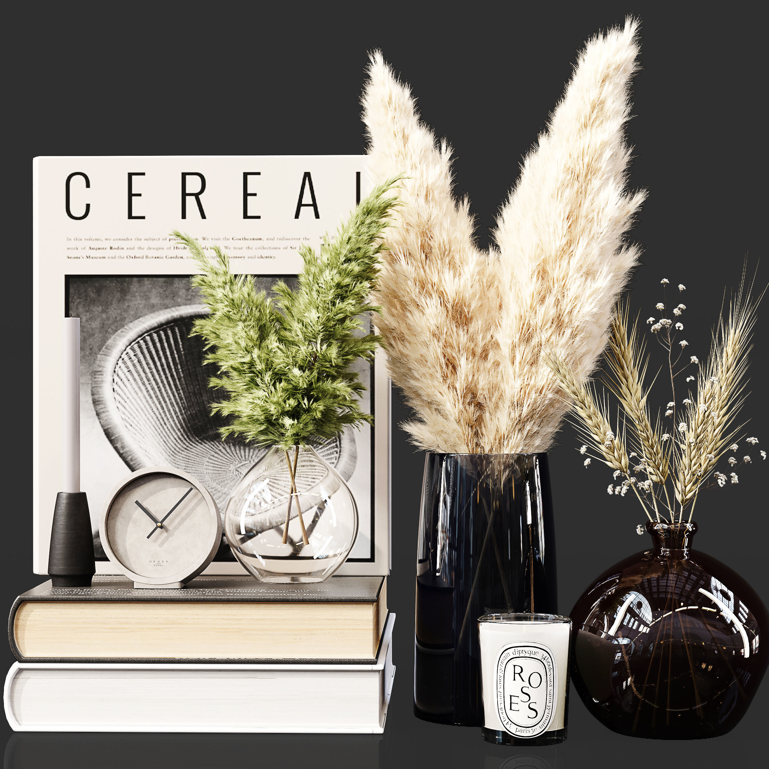 Decorative Set 091 3D model_11