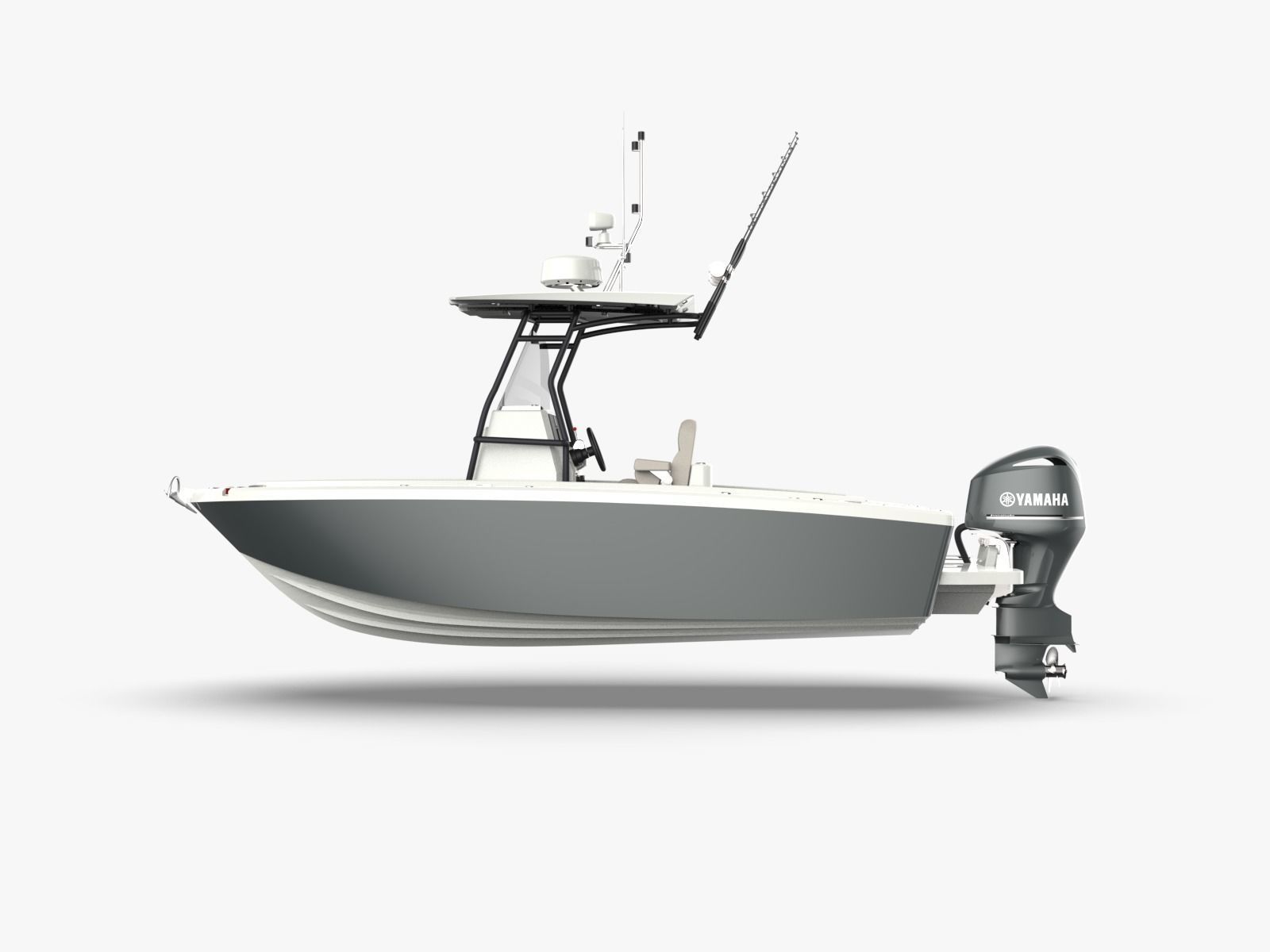 6 Meter Fishing Hard Top Boat  3D model_2