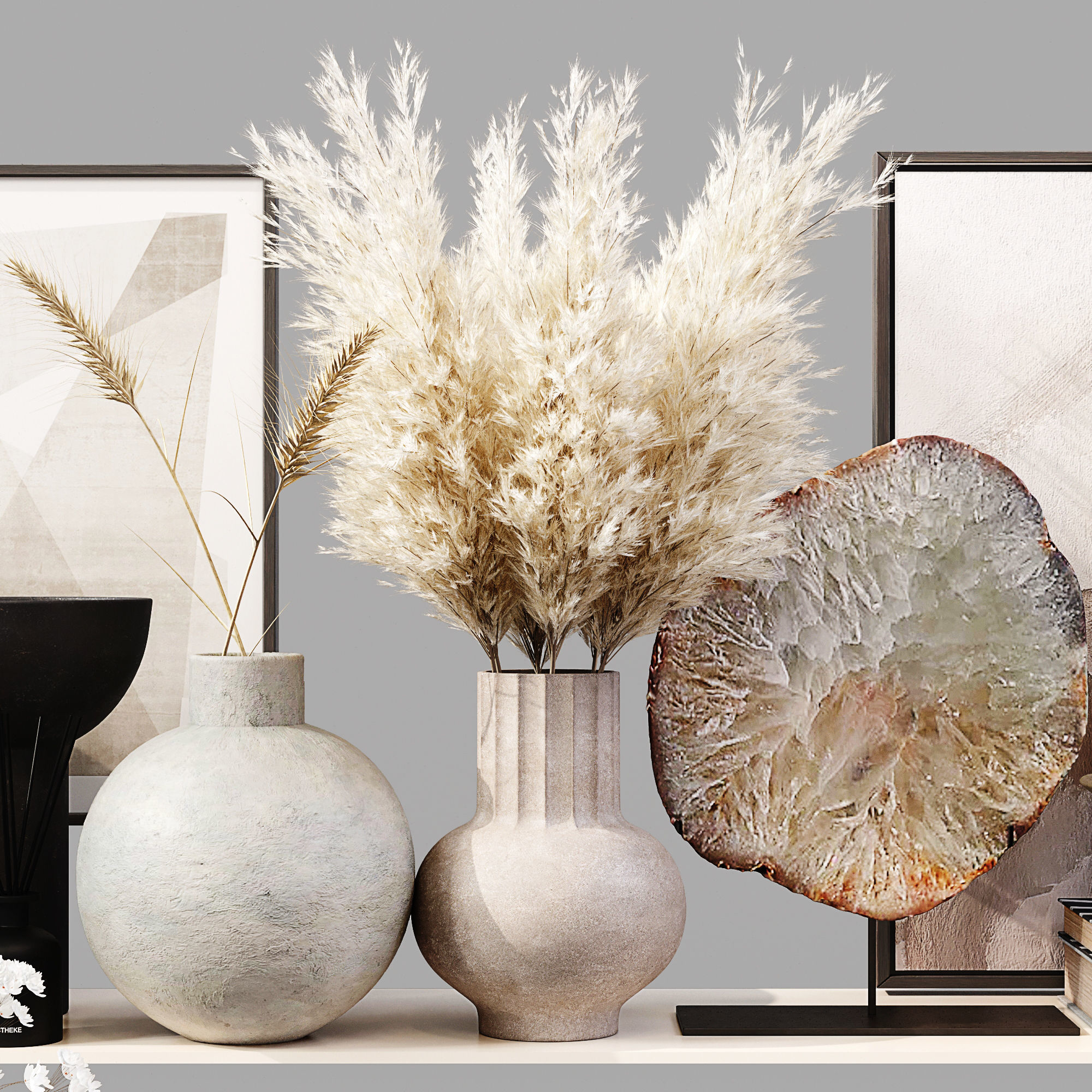 Decorative Set 095 3D model_3