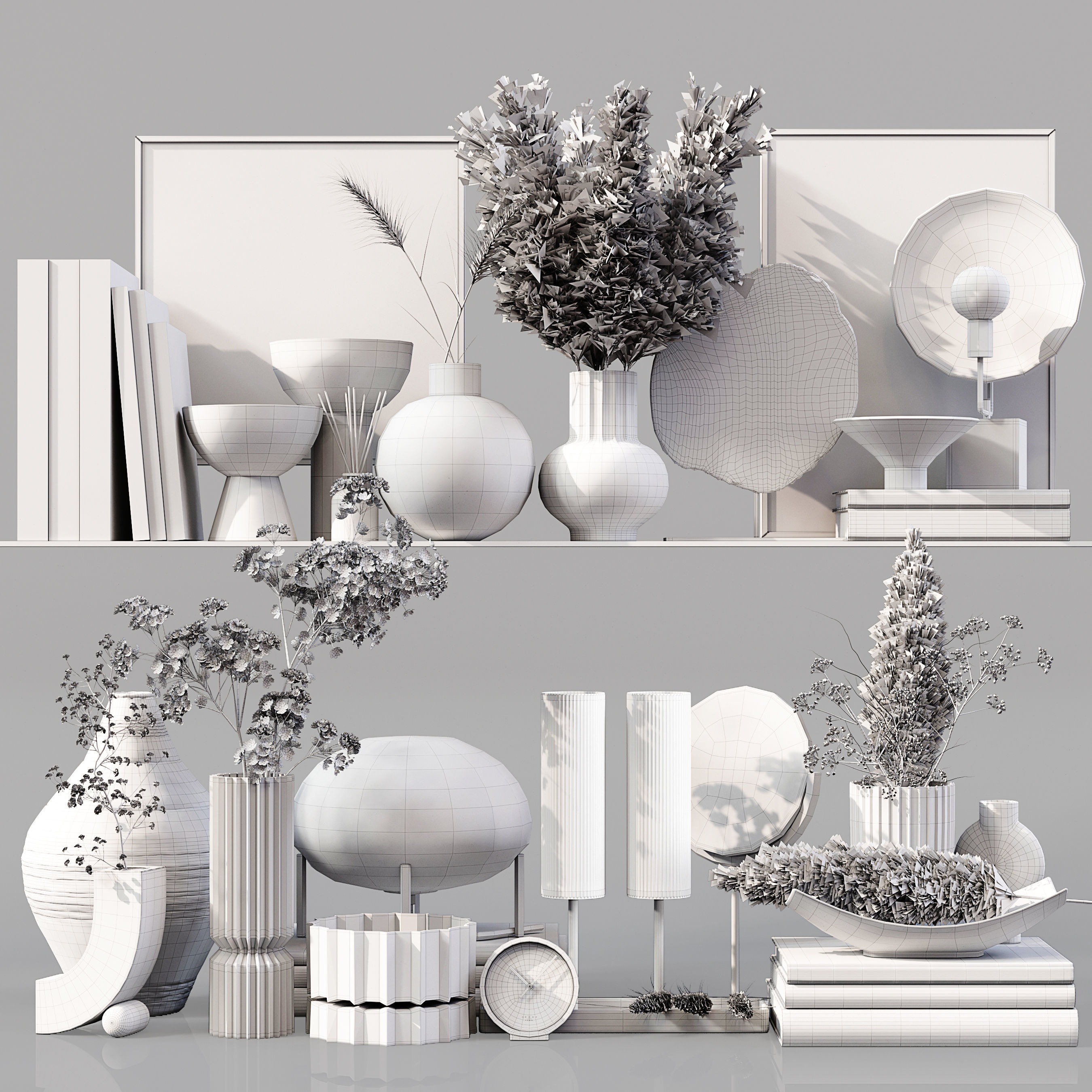 Decorative Set 095 3D model_6