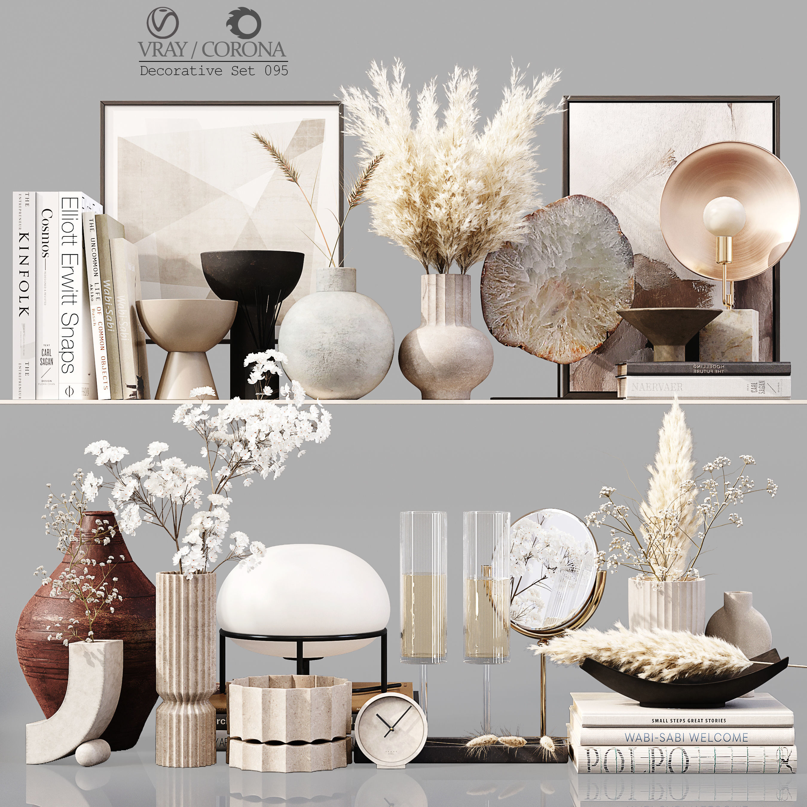 Decorative Set 095 3D model | CGTrader