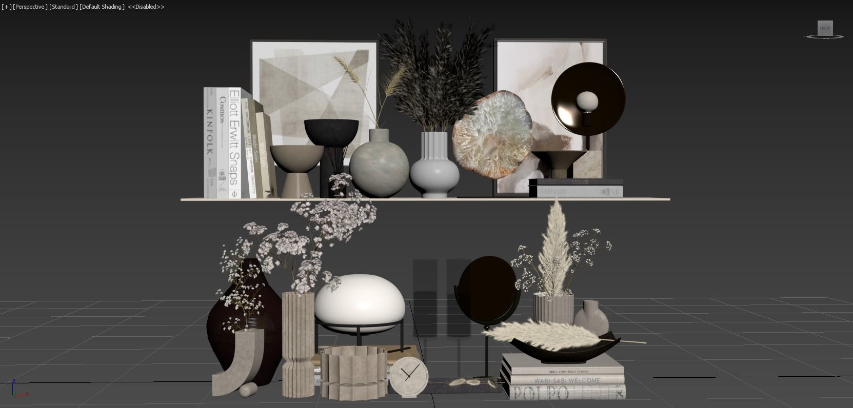 Decorative Set 095 3D model_7