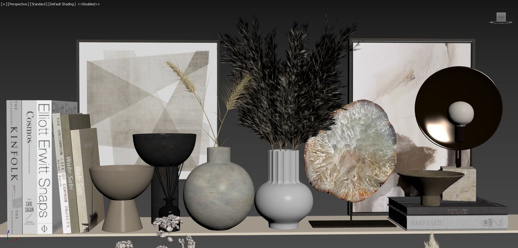 Decorative Set 095 3D model_9