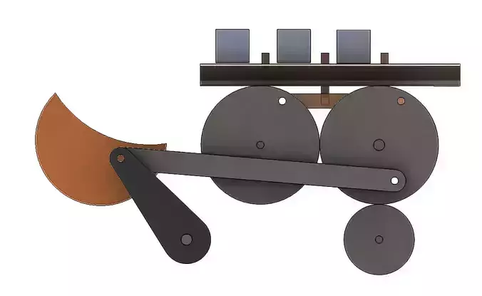 INDEXADOR VIGA OSCILANTE 3D model