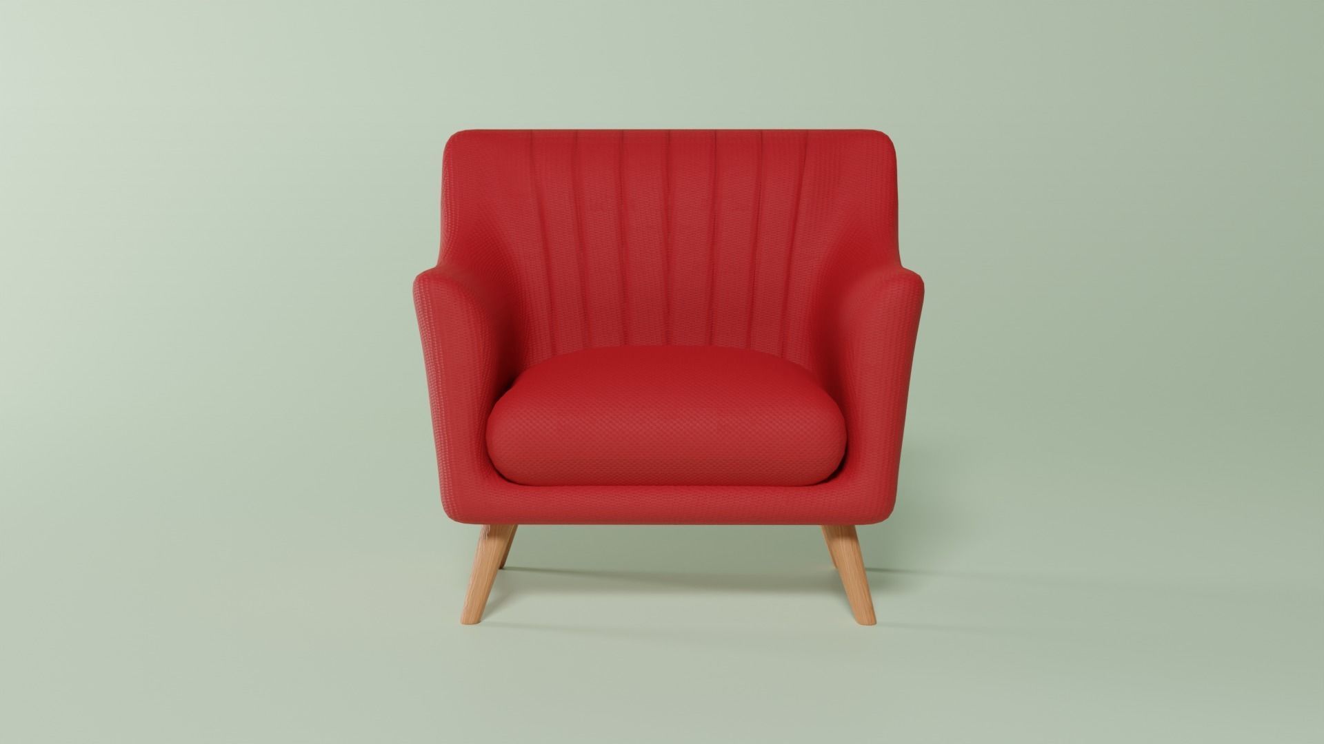 Armchair 02 3D model_3