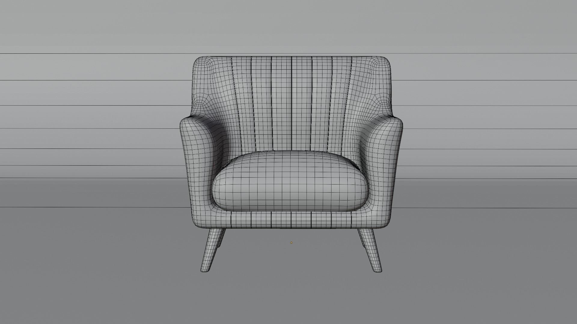 Armchair 02 3D model_5