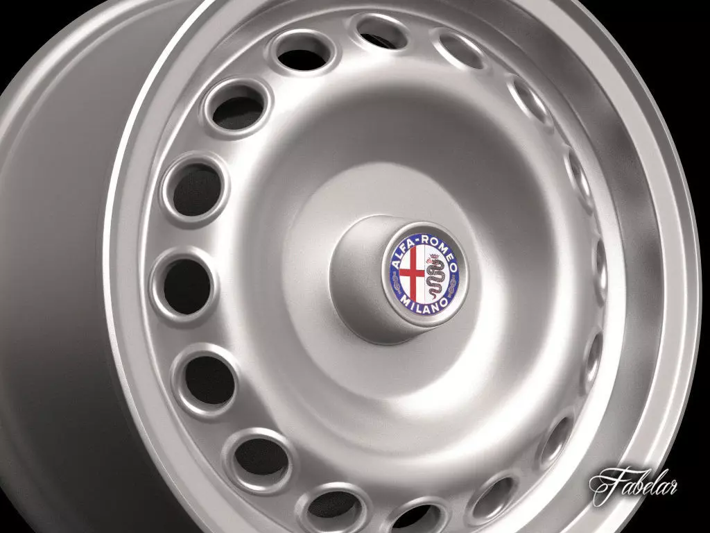 Alfa Romeo Giulia rim 3D model | CGTrader