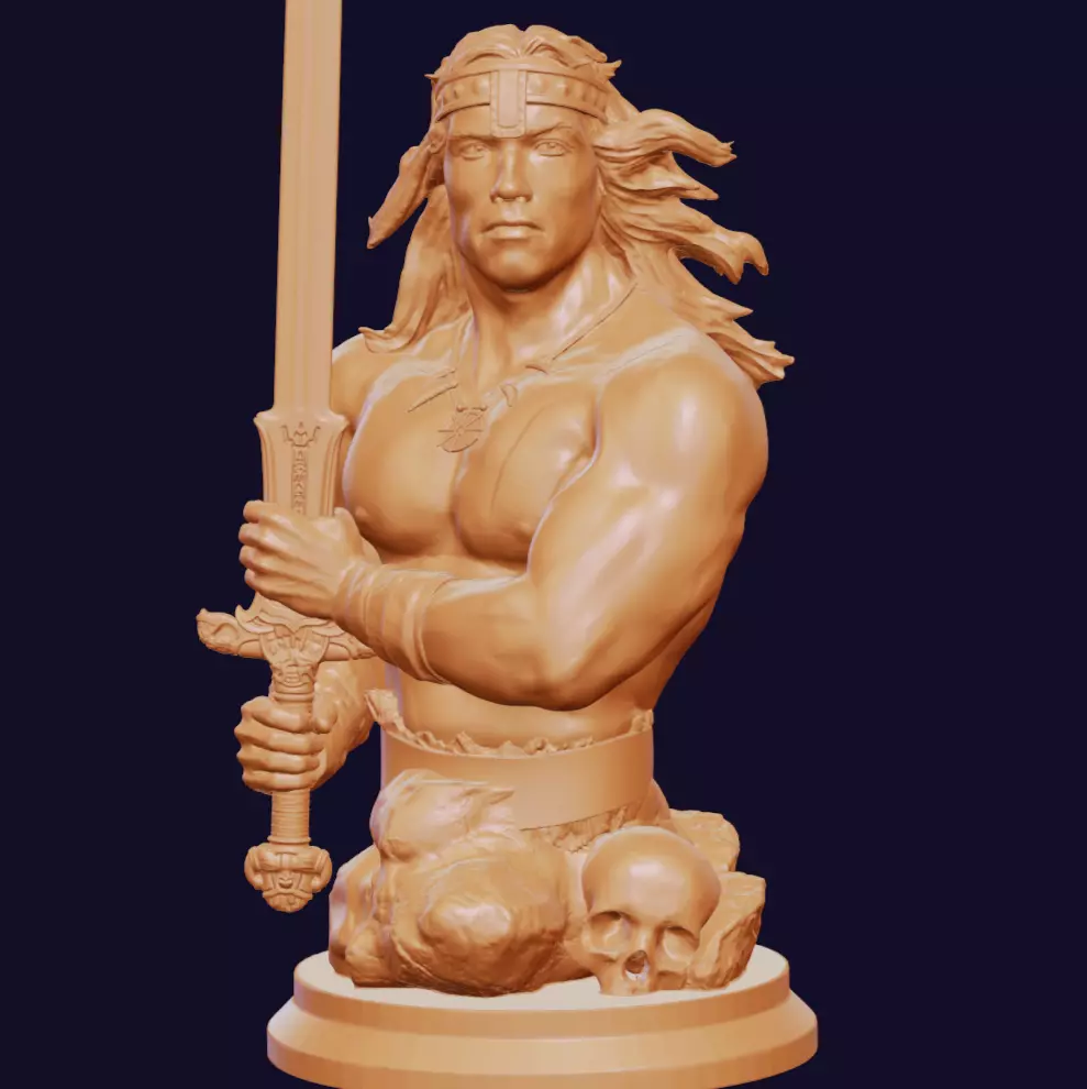 Conan the Barbarian-Arnold Schwarzenegger 3D print model_0