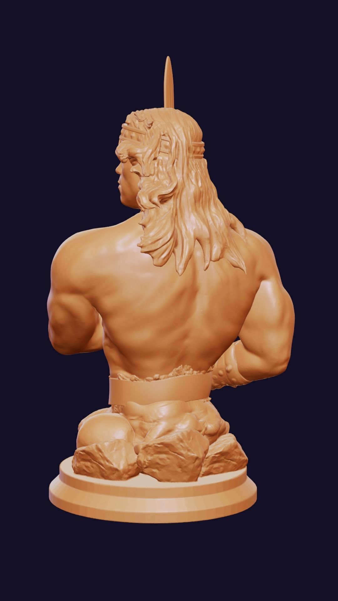Conan the Barbarian-Arnold Schwarzenegger 3D print model_1