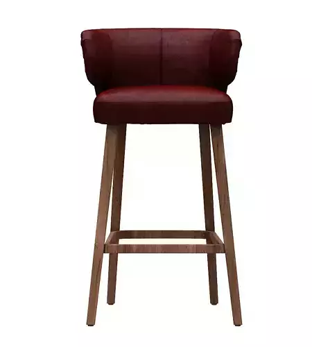 Bar chair fabric and wood