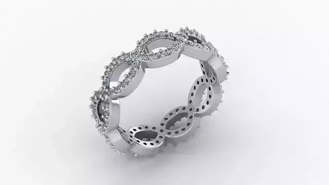 infinity design ring