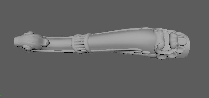 leg High quality 3d models for processing on a cnc machine  3D model_4