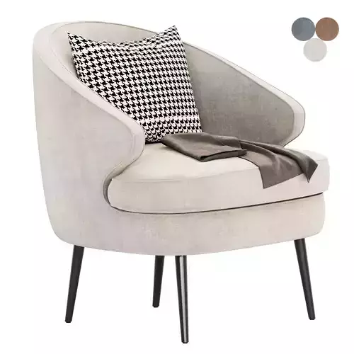 brevik armchair 3D model