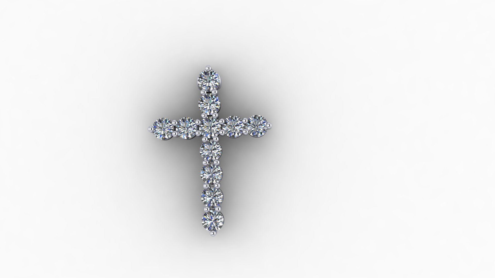 Cross 7 sizes 3D print model_4