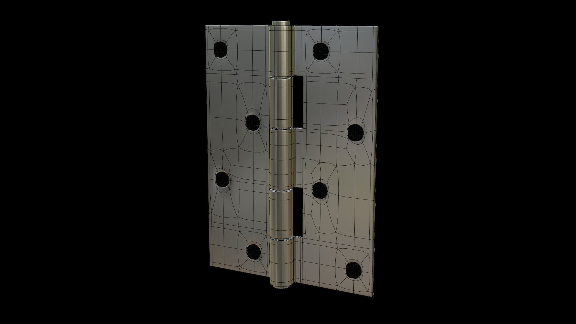 Hinge door 3D model_7