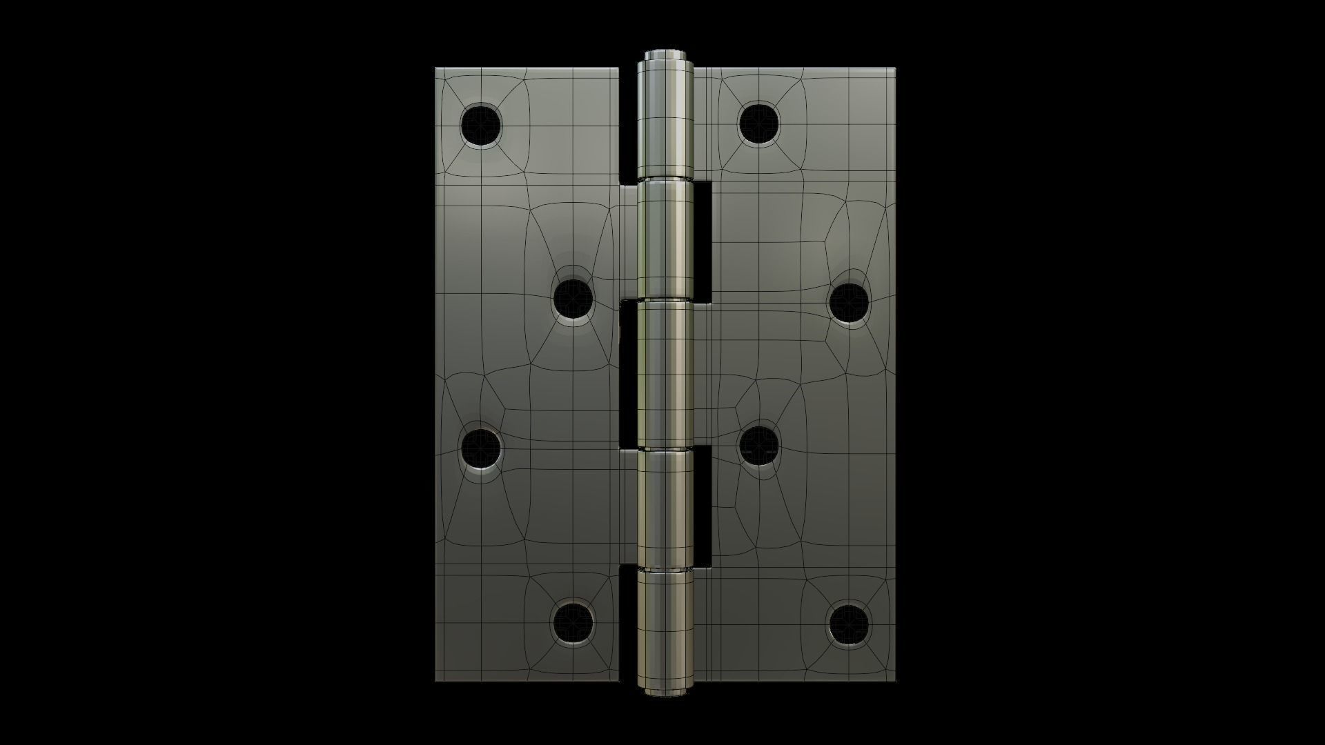 Hinge door 3D model_4