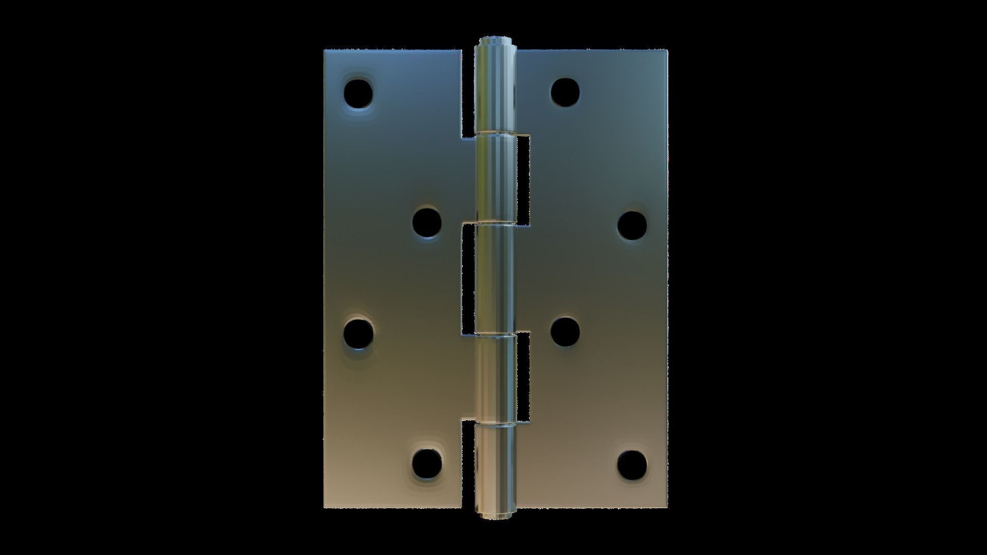 Hinge door 3D model_3