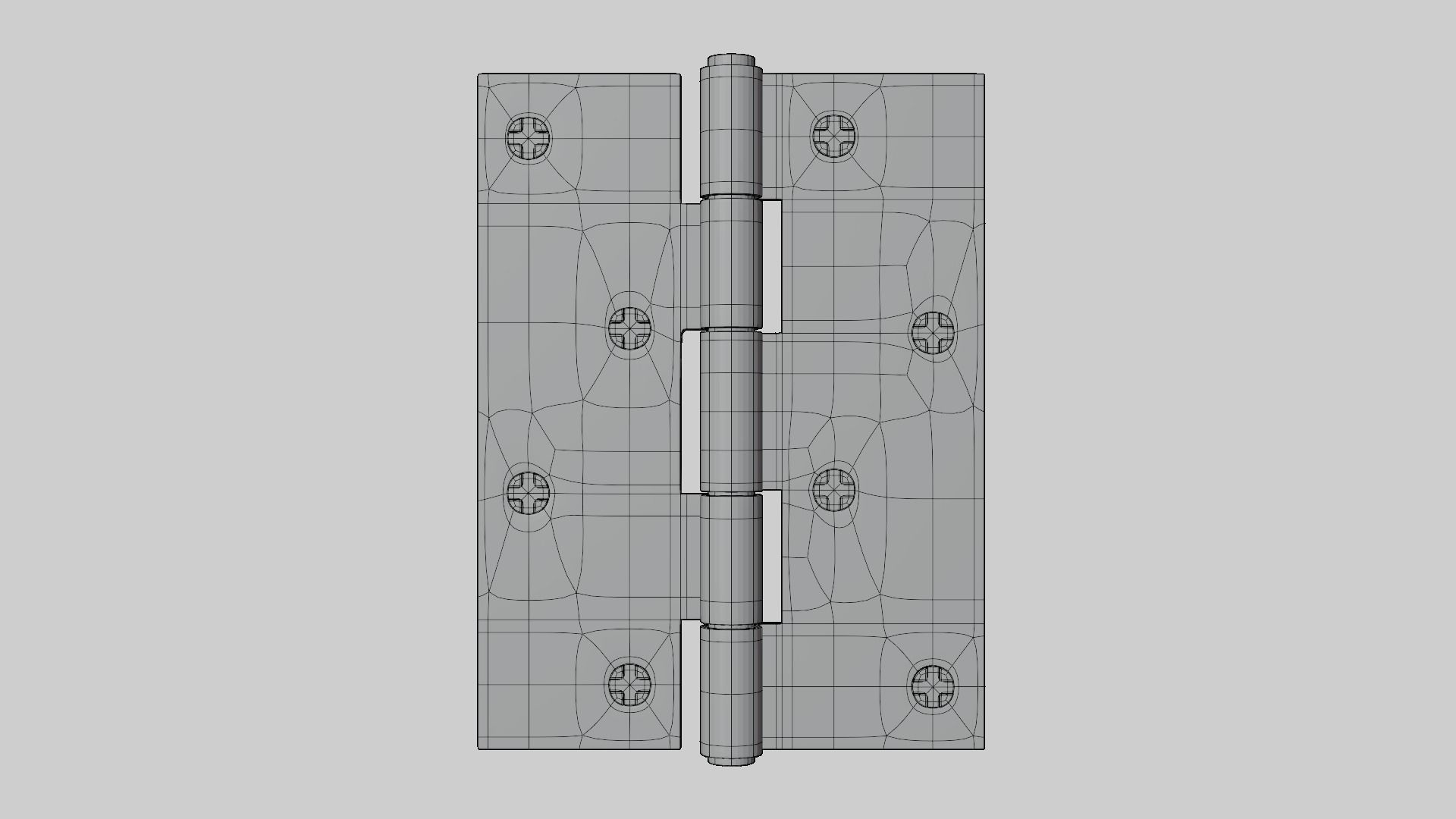 Hinge door 3D model_5