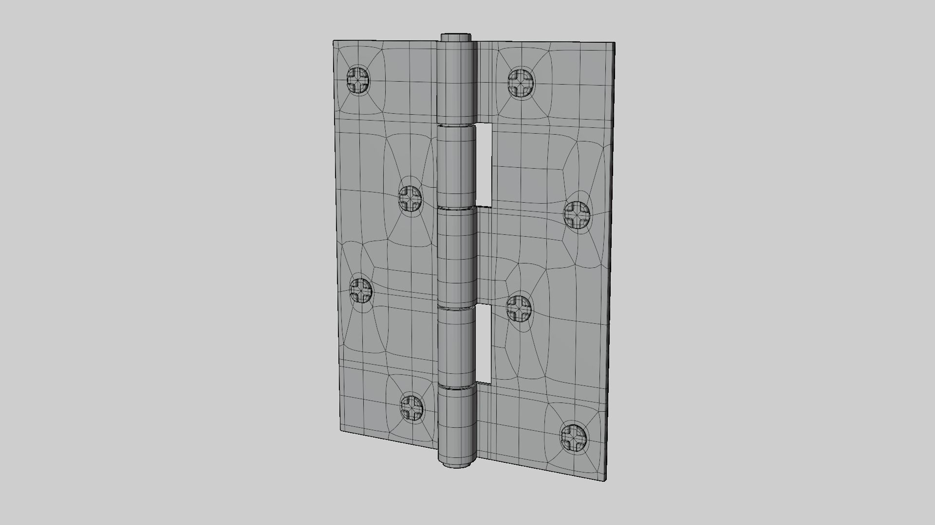 Hinge door 3D model_8