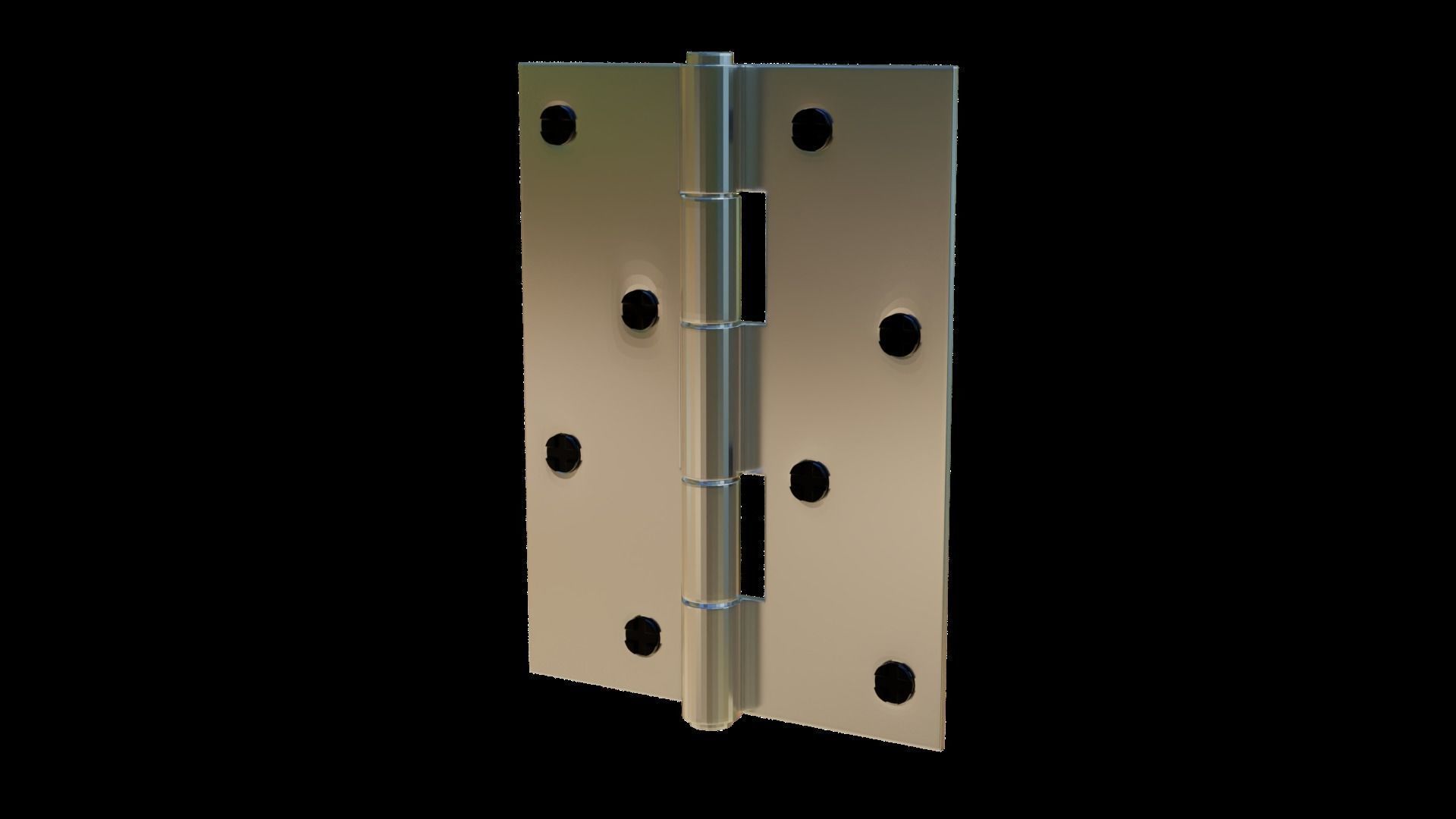 Hinge door 3D model_6