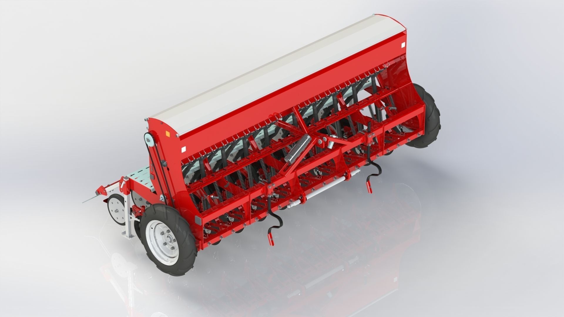 WG 1023 - Mounted mechanical seed drill 3D model_3