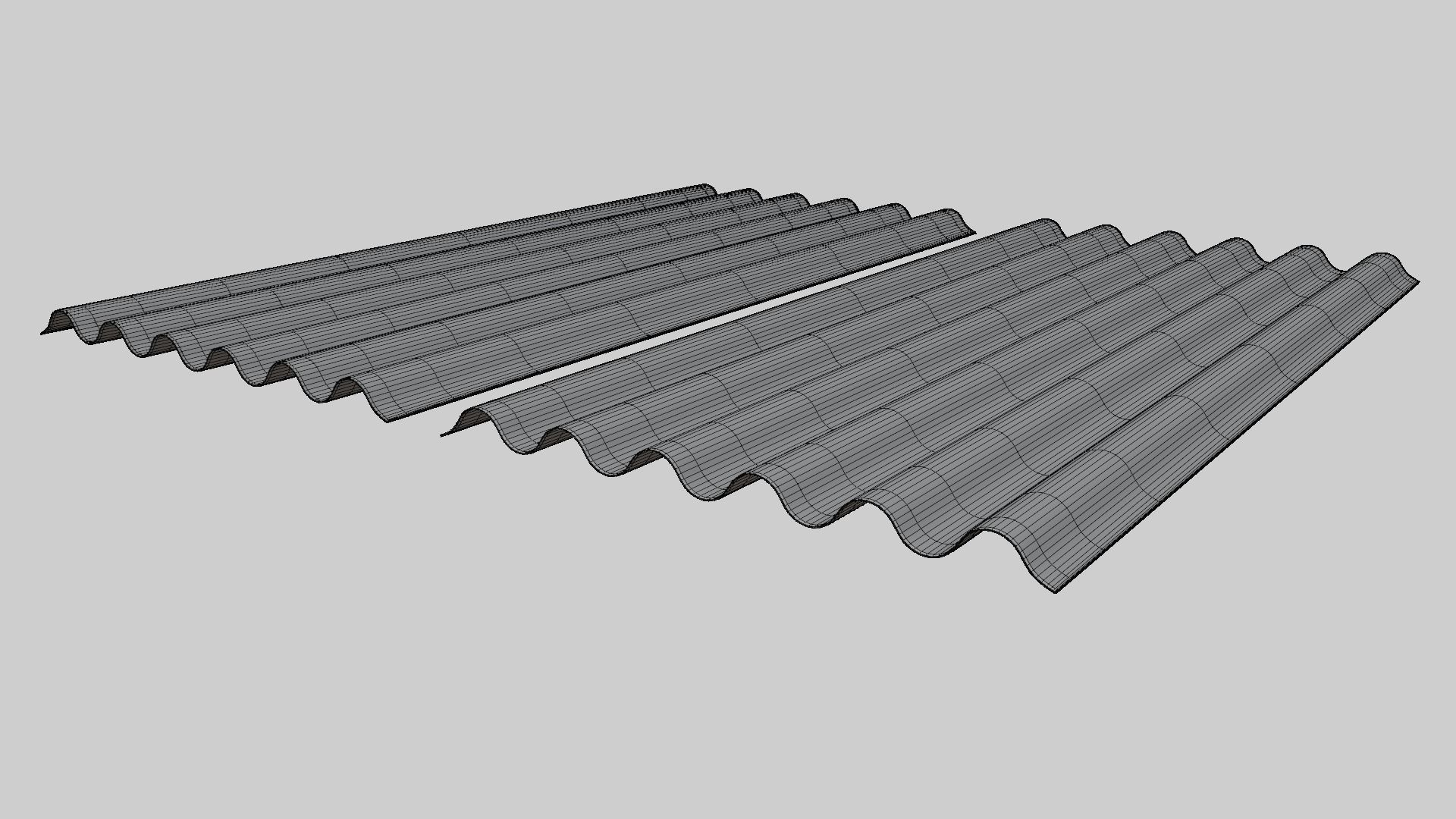 Roof Zinc 3D model_8