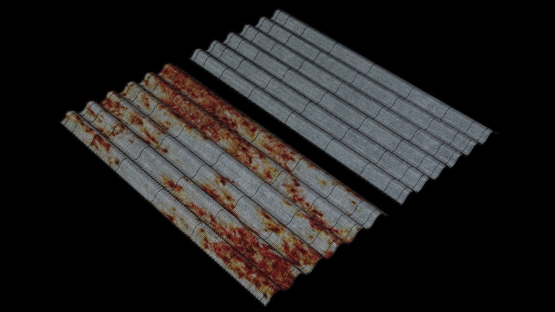 Roof Zinc 3D model_1