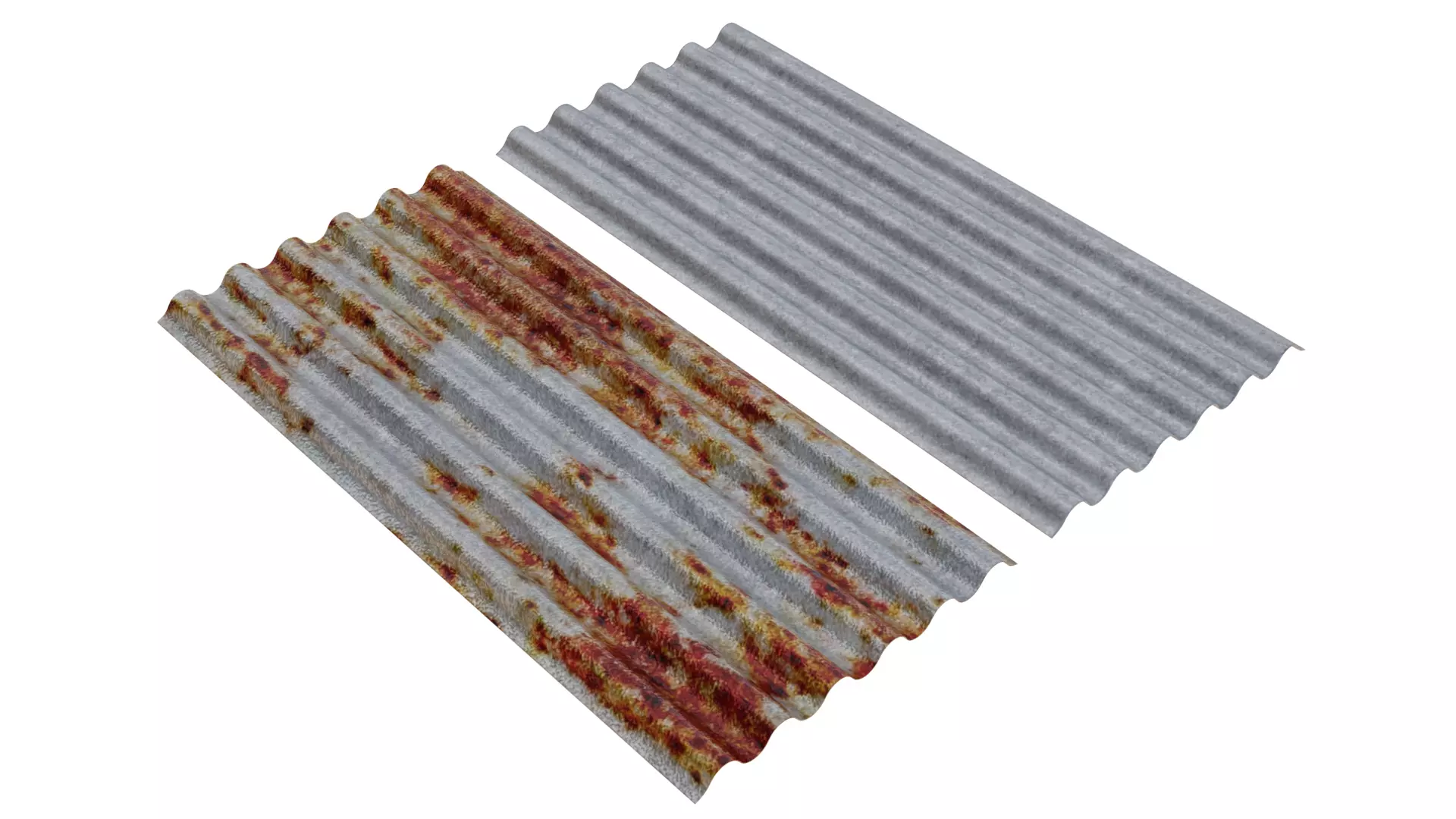 Roof Zinc 3D model_0