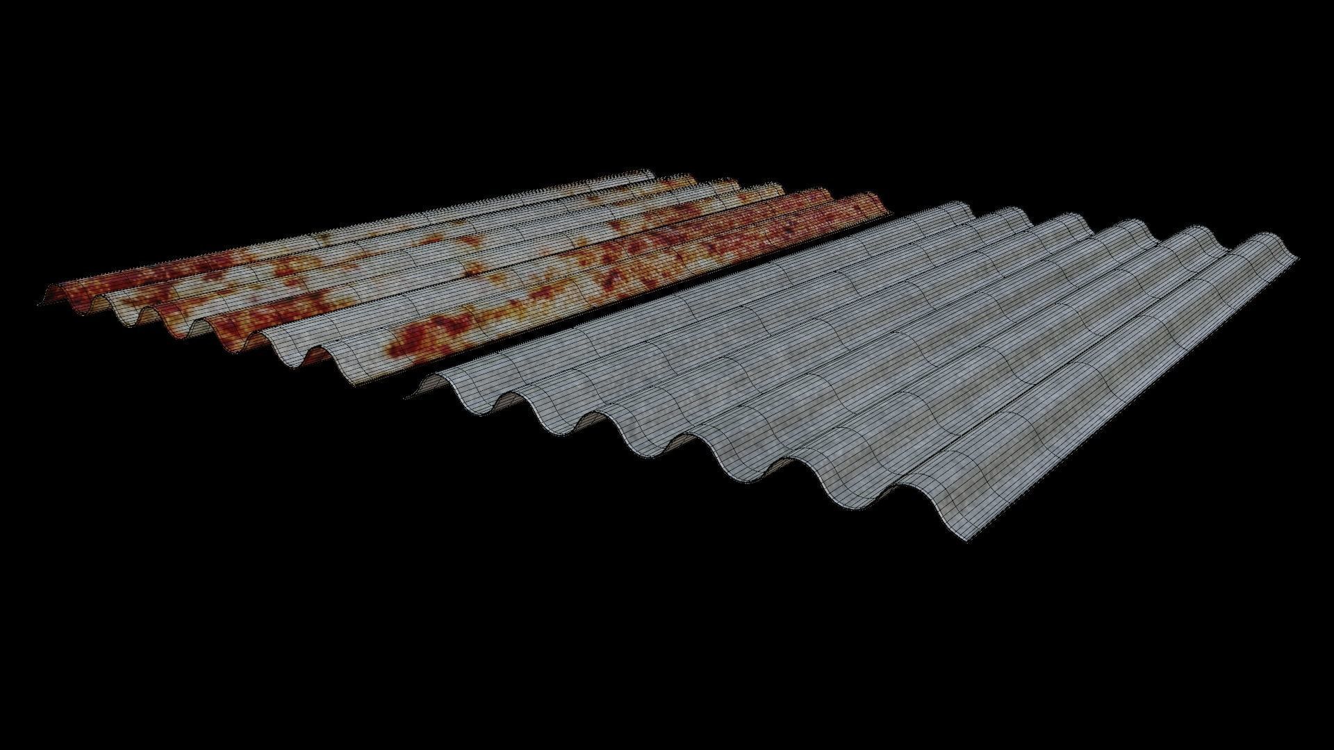 Roof Zinc 3D model_7