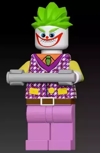 Joker toilet paper holder  lego style 332mm high 