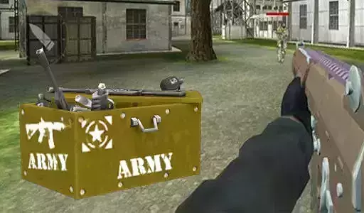 Gun and Boombox Game Low poly prop 3D model