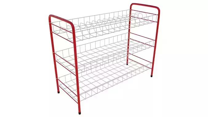 Wire Shelf 3D model