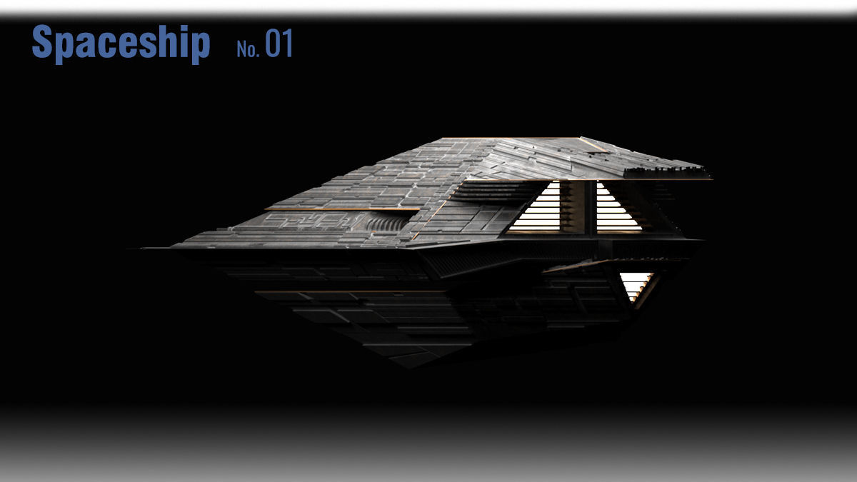 Spaceship 01 3D model_22