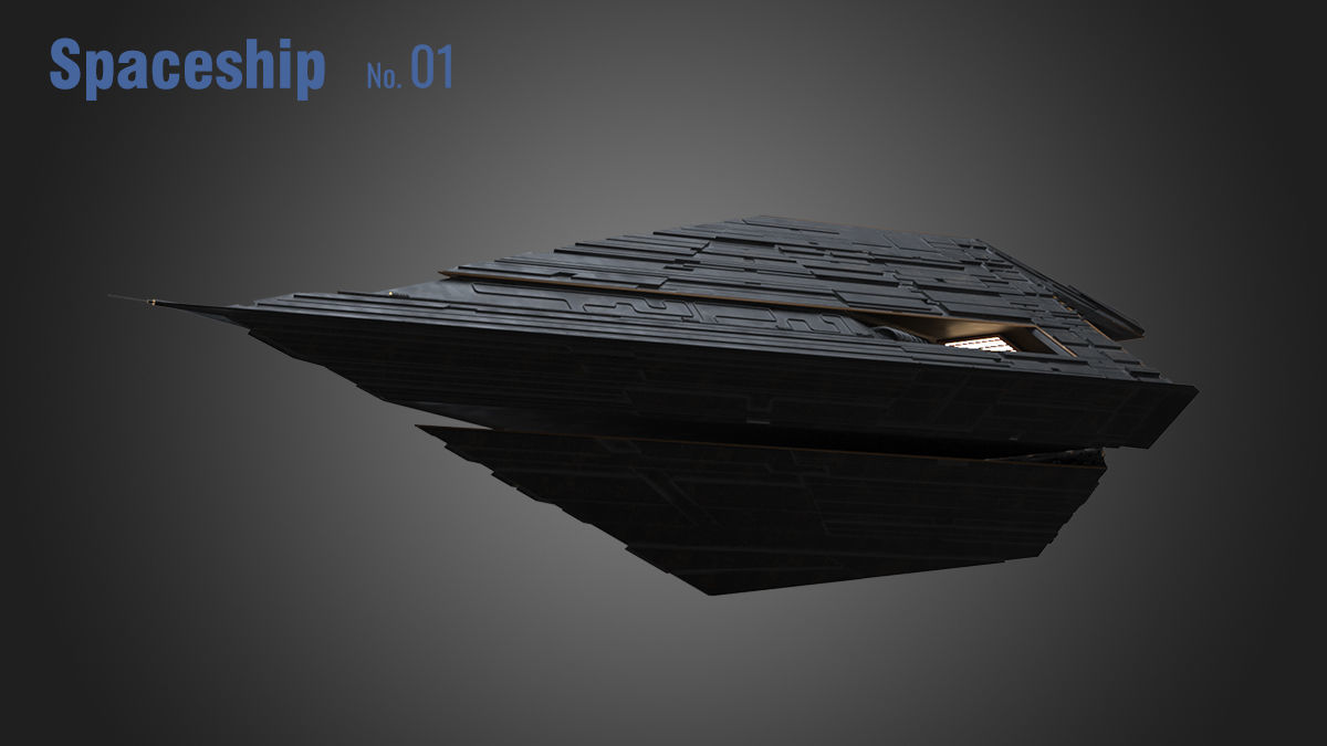 Spaceship 01 3D model_18