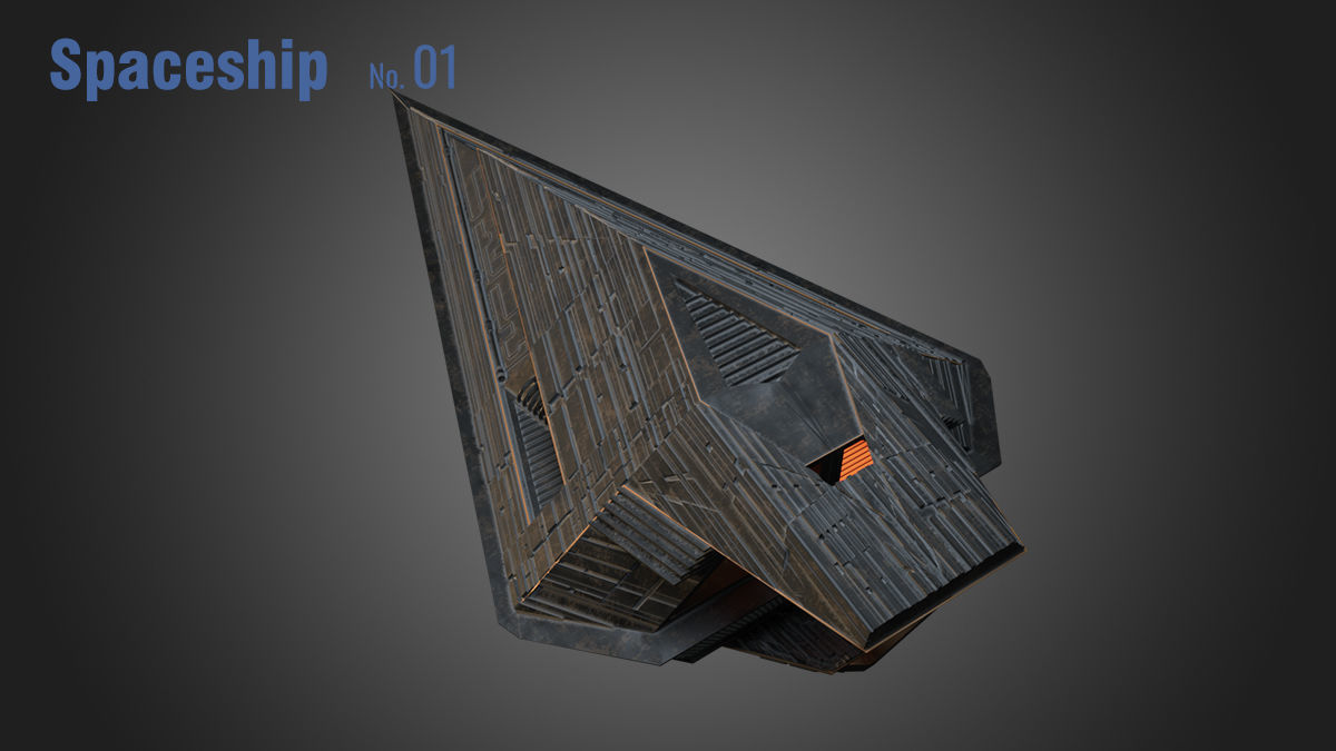 Spaceship 01 3D model_13