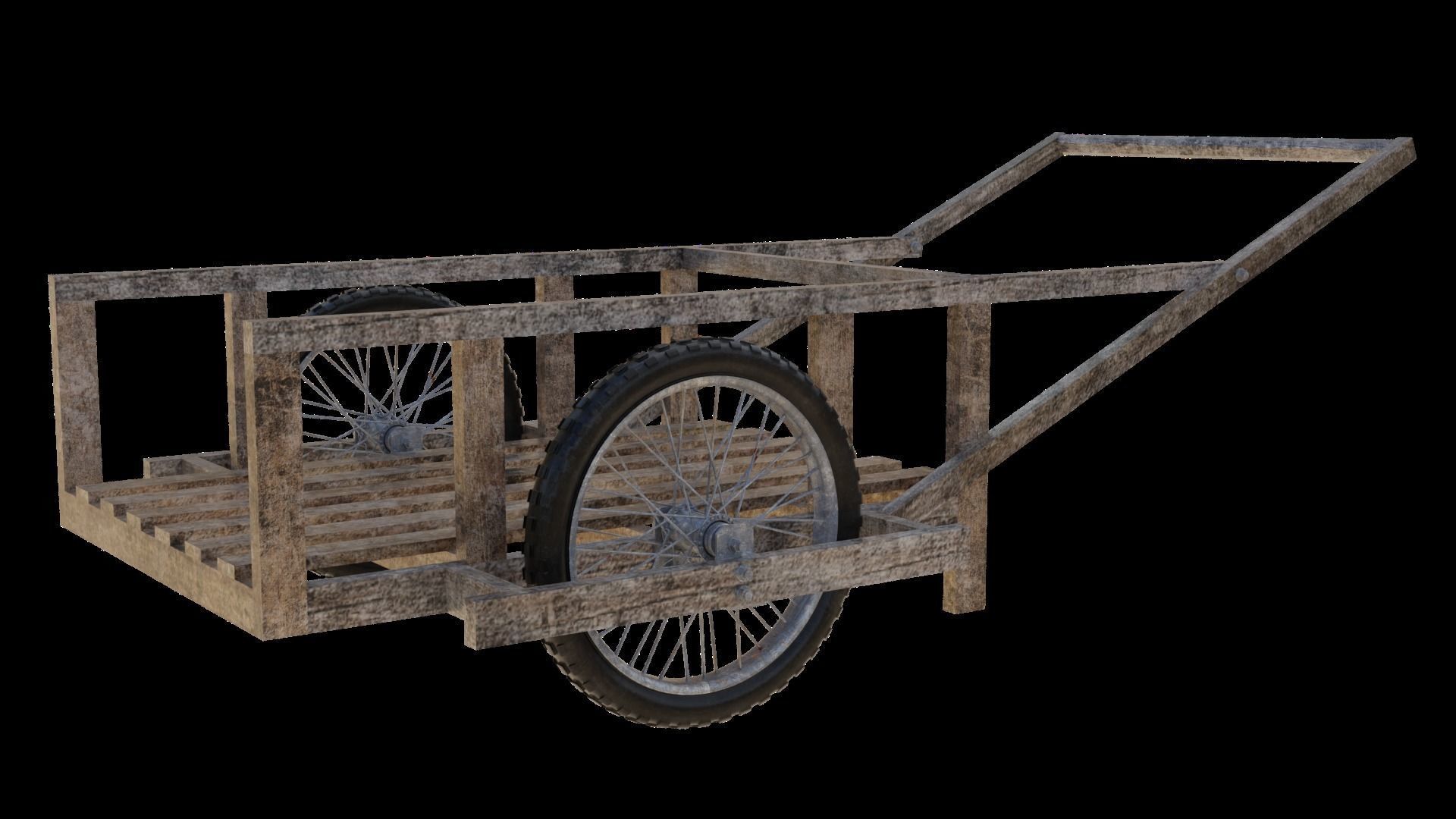 Thai Trolley 3D model_6