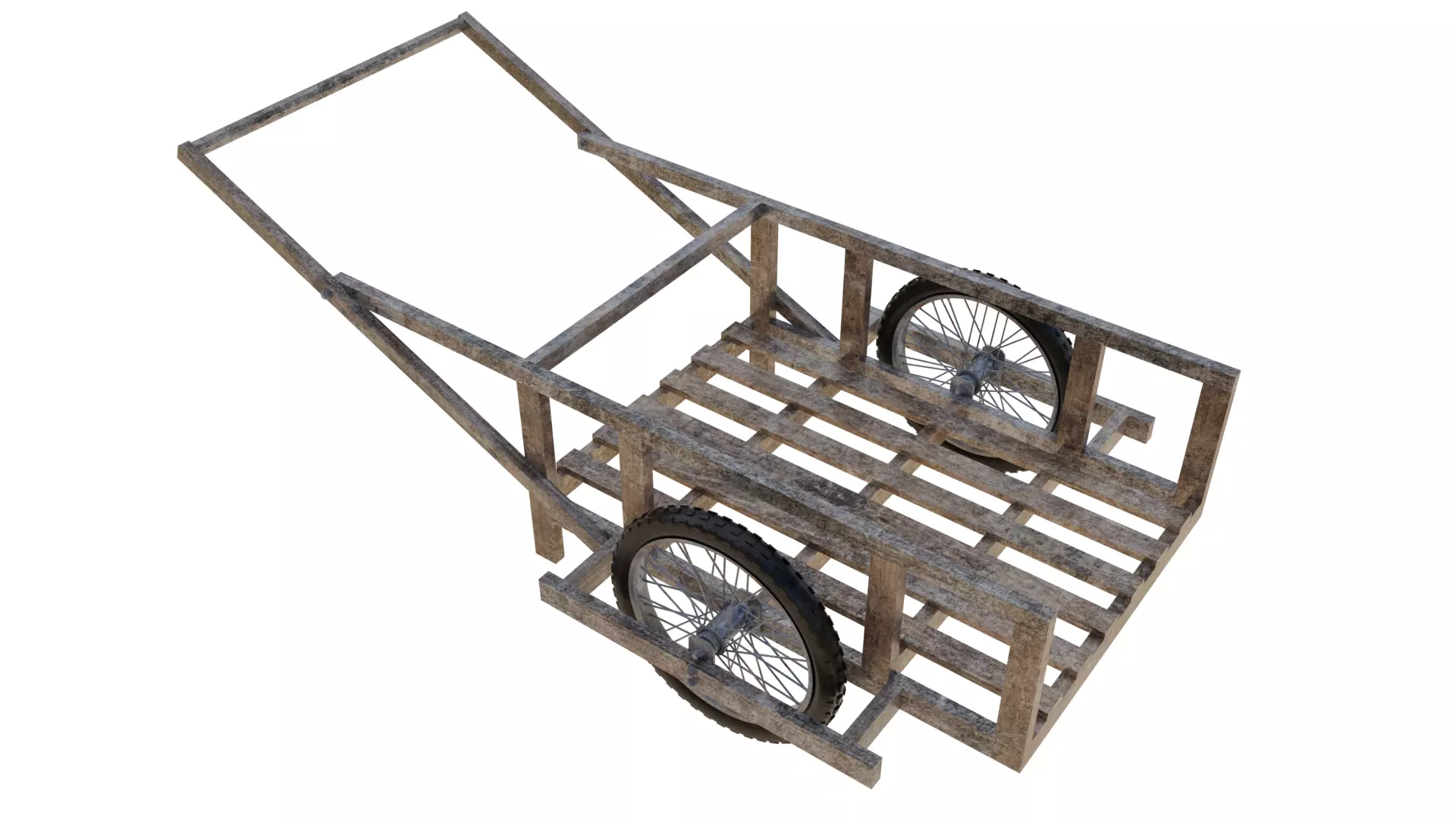 Thai Trolley 3D model_0