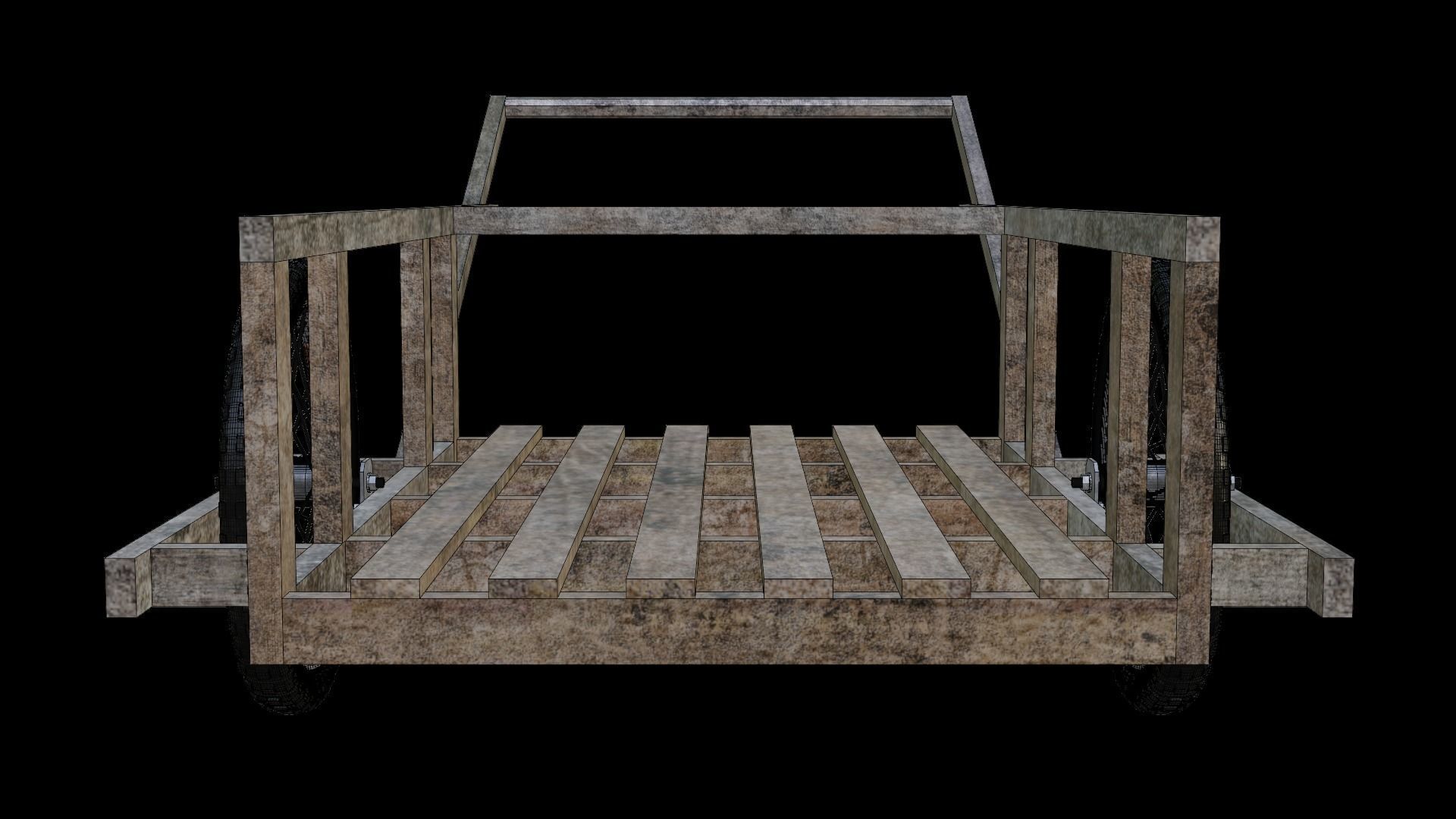 Thai Trolley 3D model_4