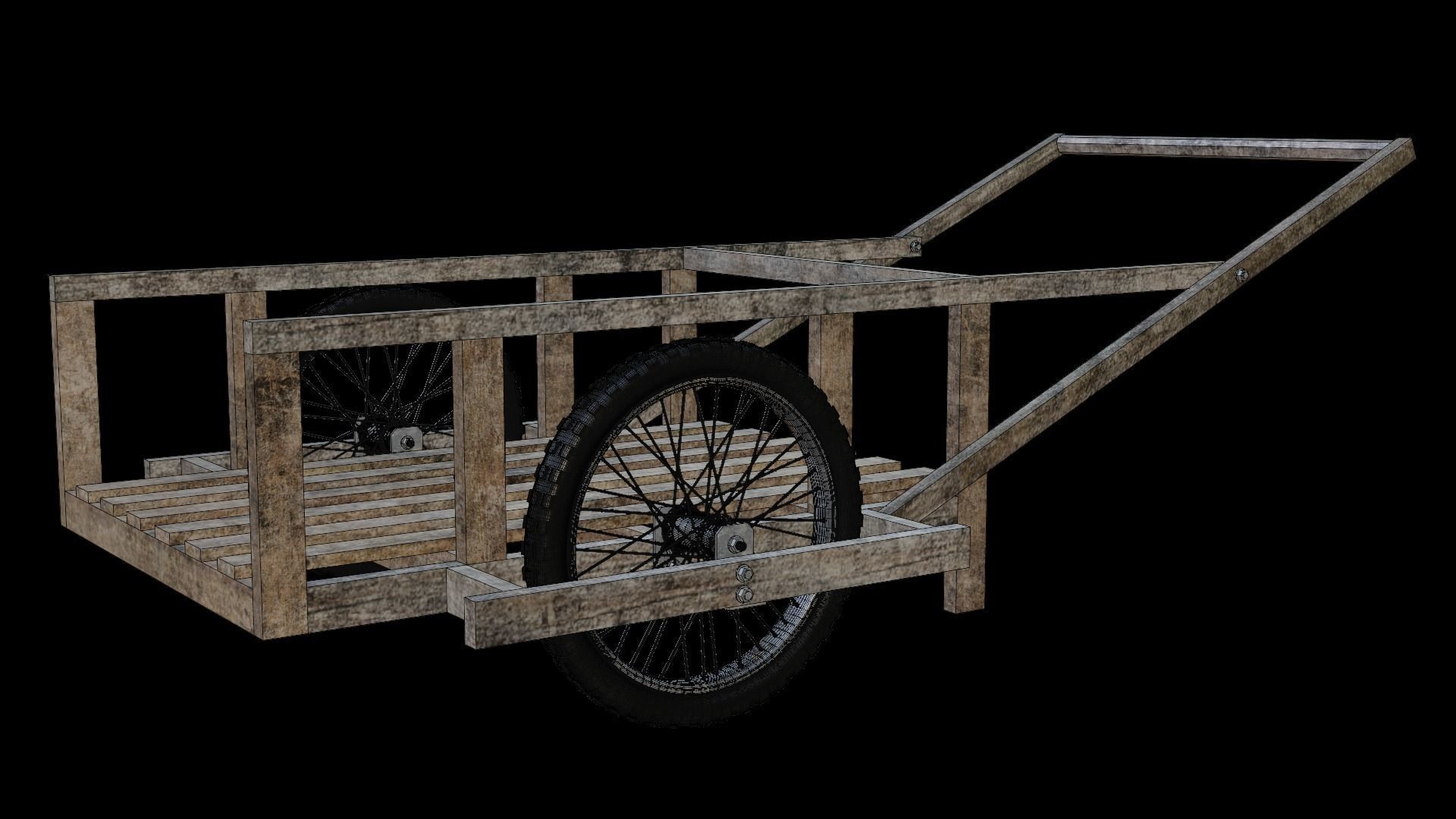 Thai Trolley 3D model_7