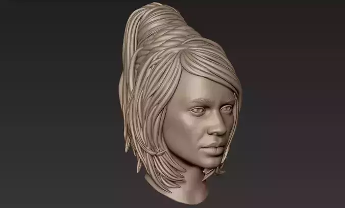 Black Woman Head 5