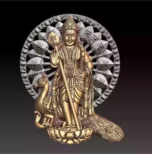 MURUGAN PENDENT 3D print model