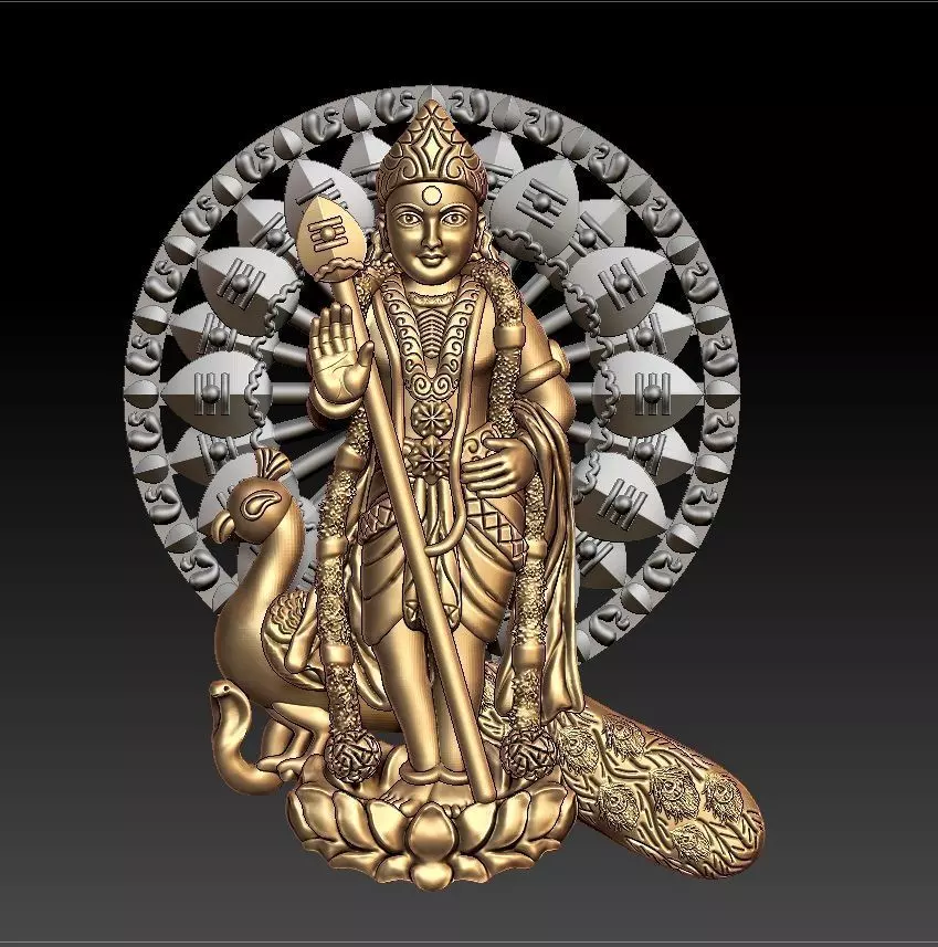 MURUGAN PENDENT 3D print model_0