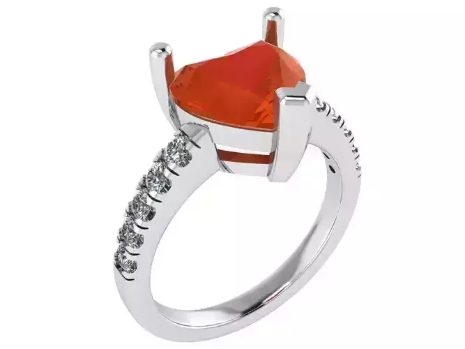 Heart ring 2774 3D print model