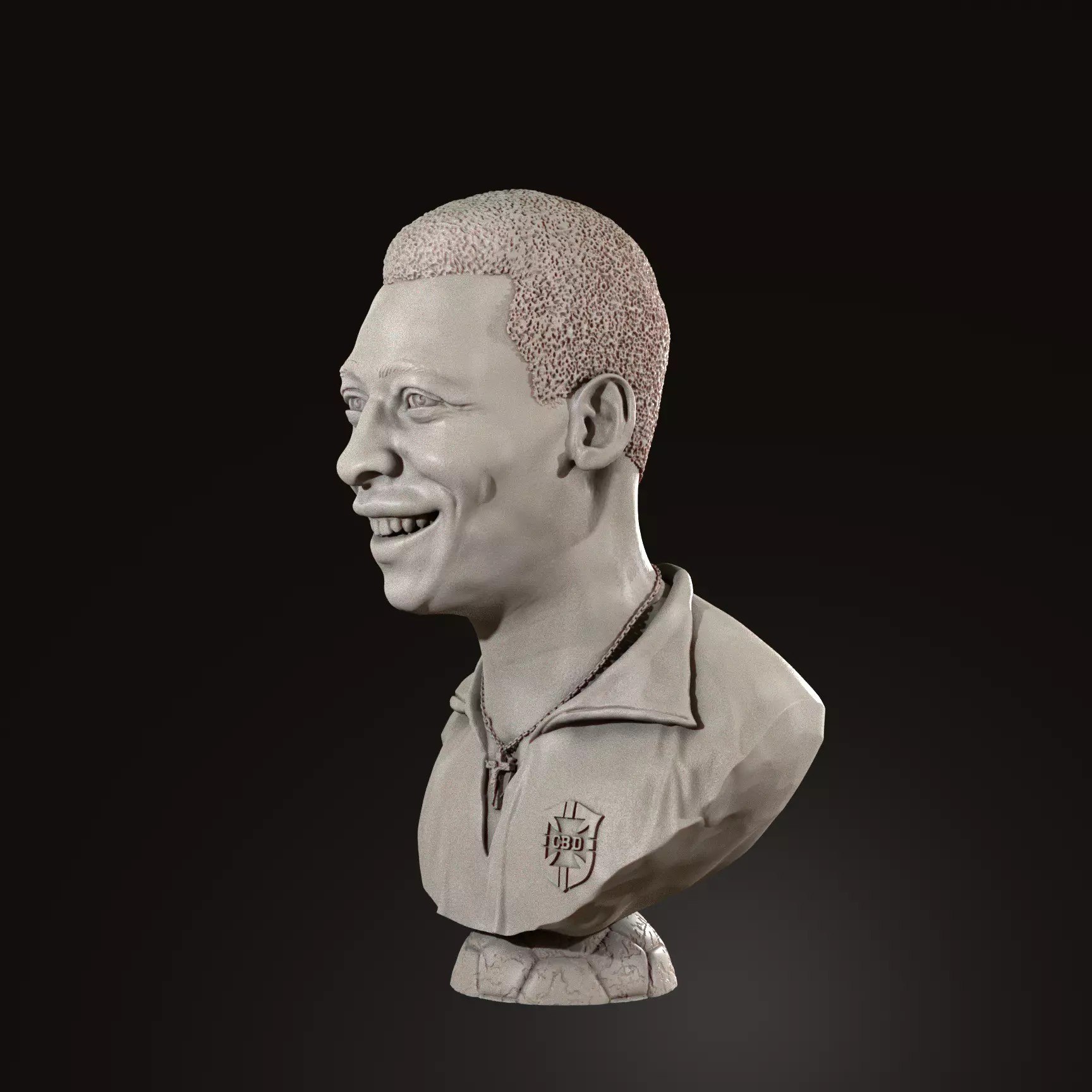 Pele 3D Bust for printing 3D print model