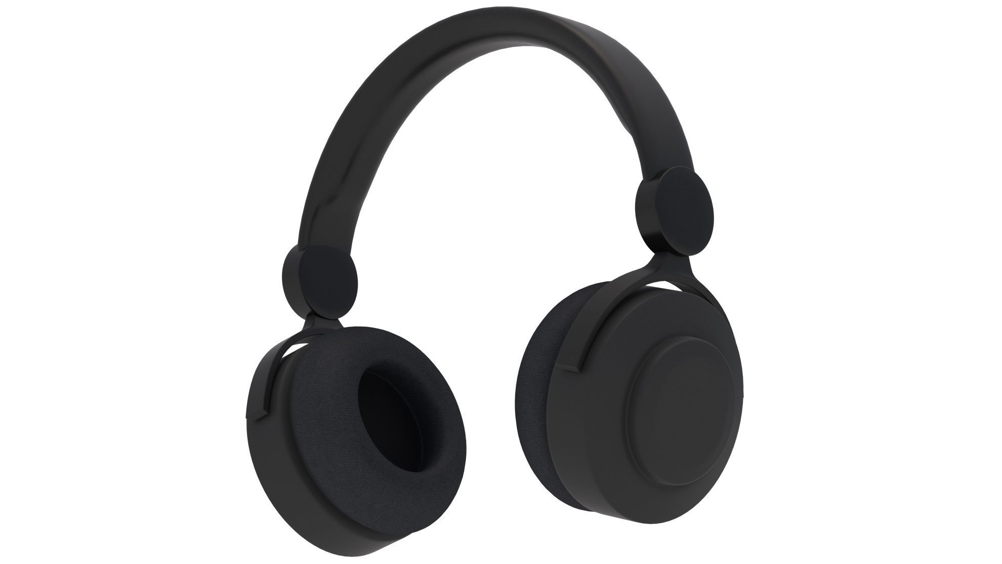 Headphones 3D model_1