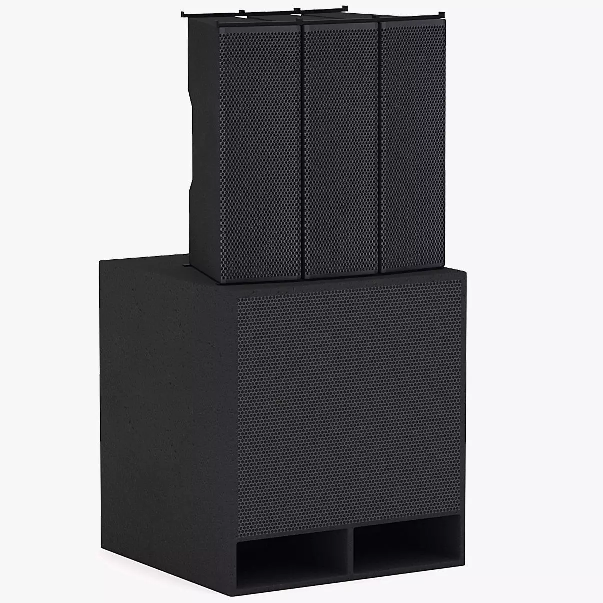 PA Speakers 3D model_0