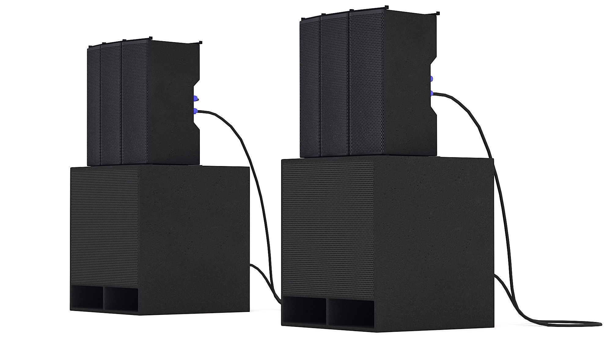 PA Speakers 3D model_5