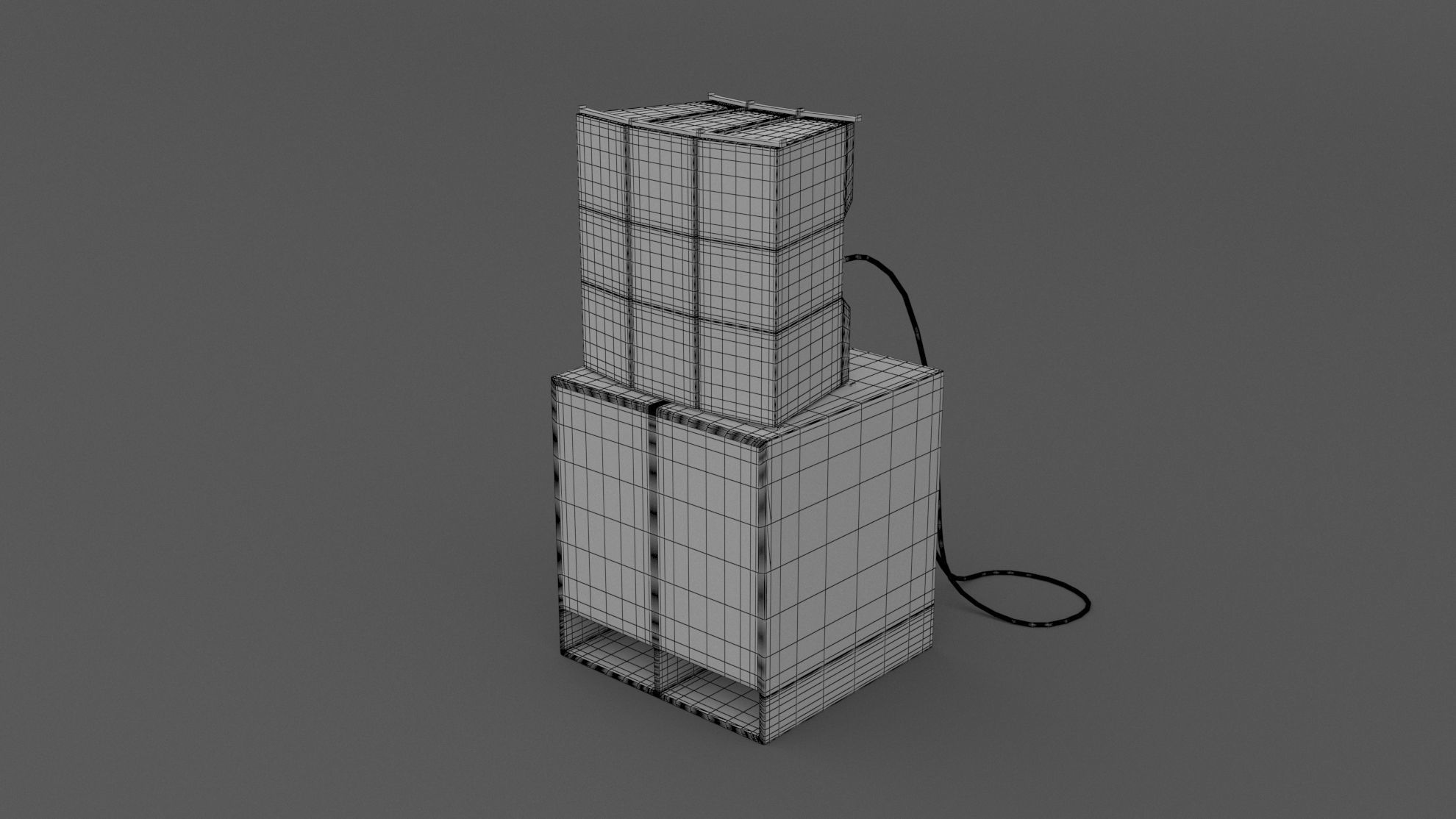 PA Speakers 3D model_8