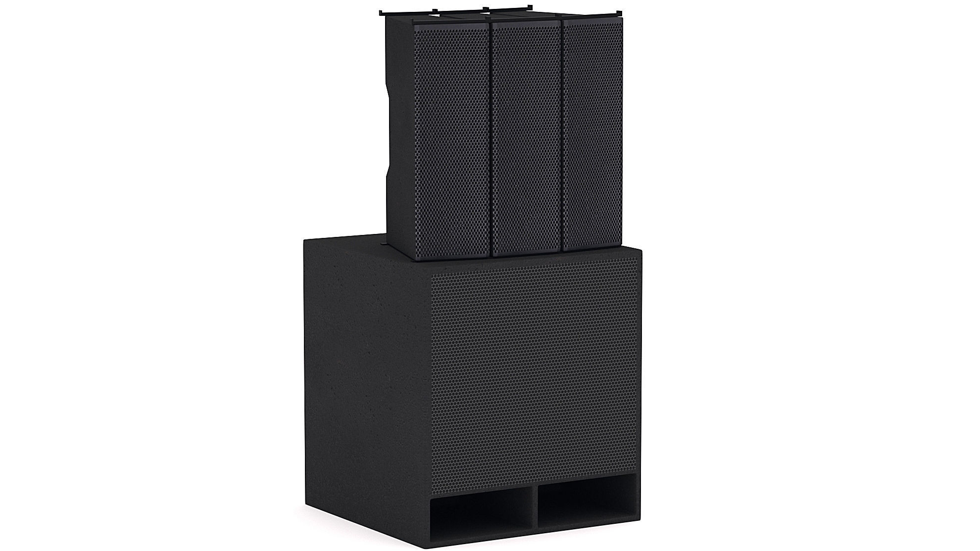 PA Speakers 3D model_1