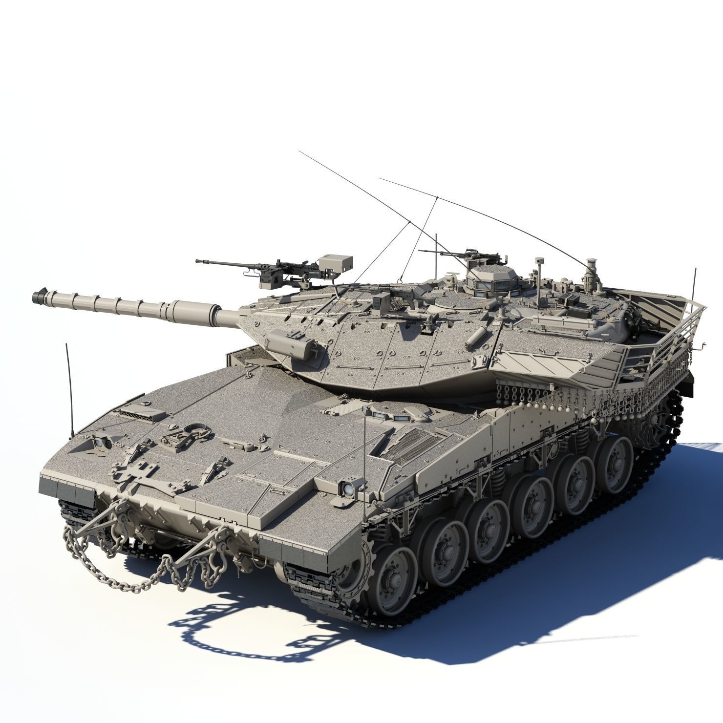 Merkava Mk2D 3D model_21
